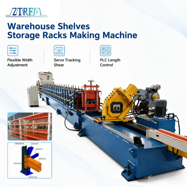 Warehouse Shelves Storage Racks Making Machine