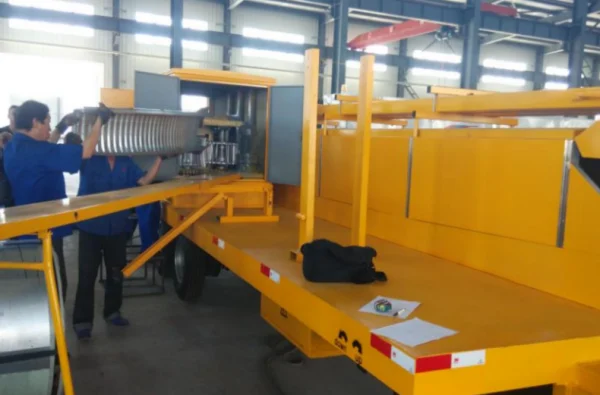 KR Roof Building Machine - During operation KR Roof Building Machine - During operation
