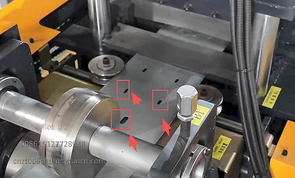 Omega Keel Roll Forming Machine - Punching Effect Omega Keel Roll Forming Machine - Punching Effect